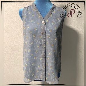 🈹 Mossimo Sheer Sleeveless Blouse